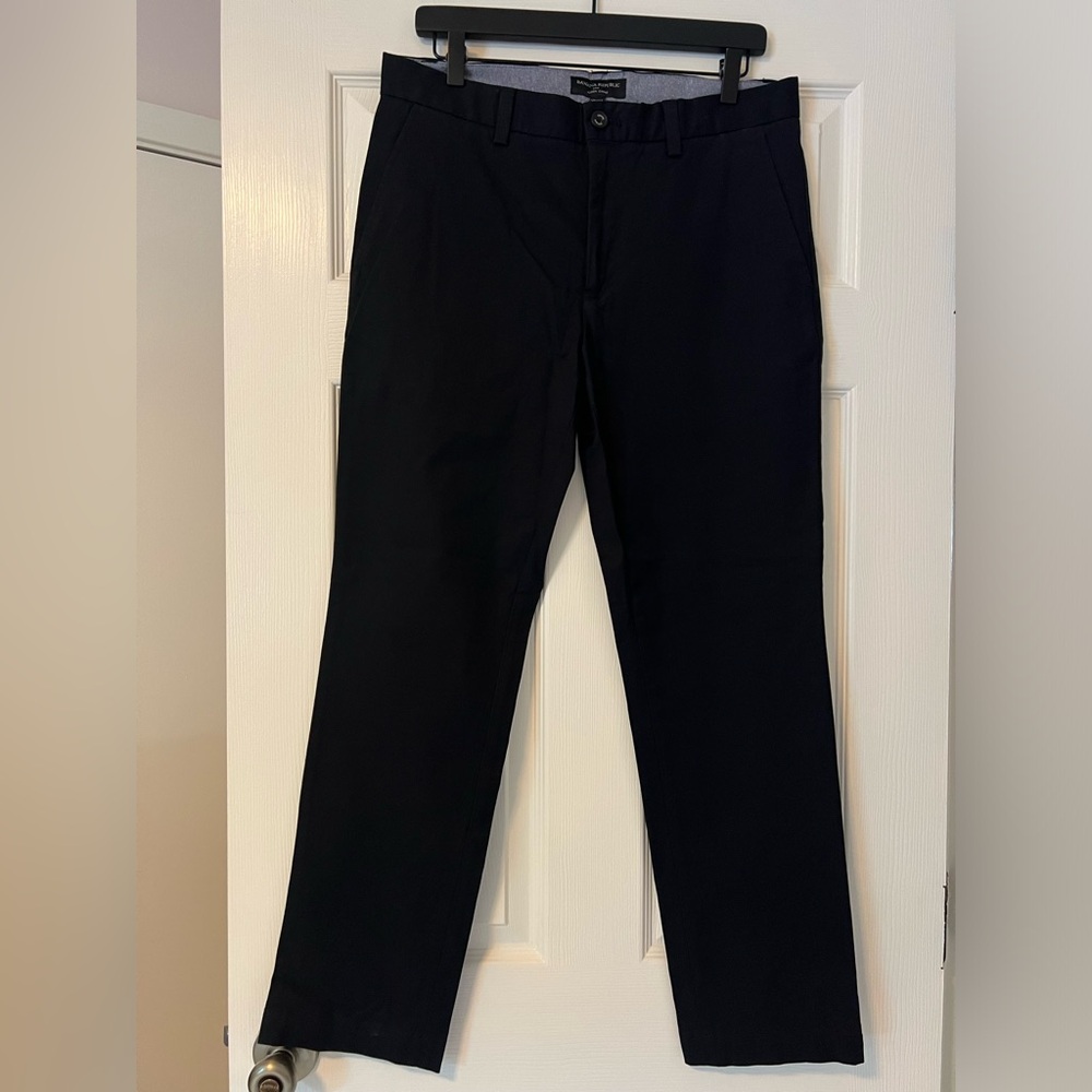 NWT Banana Republic Aiden Black Chino Pant